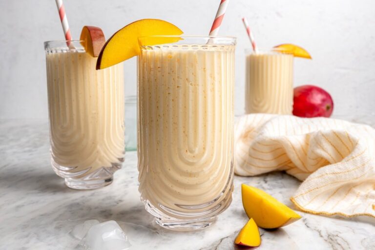 Mango Lassi (Easy High Protein Snack)