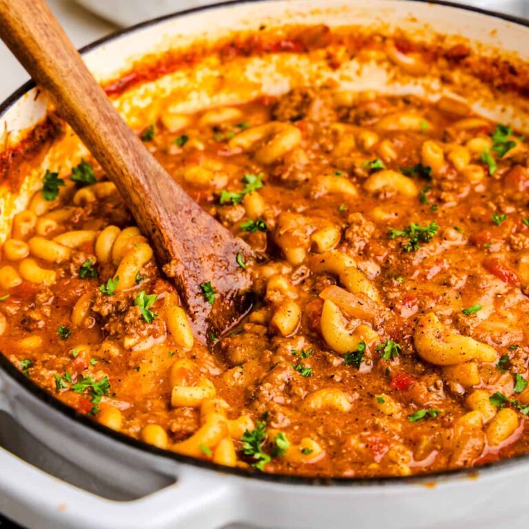 Old Fashioned American Goulash - The Stay At Home Chef