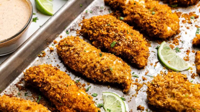 Chile-Lime Baked Chicken Tenders