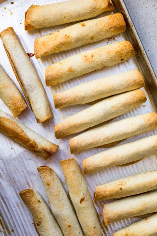 Bake until crispy.