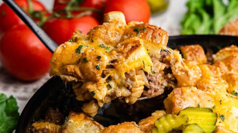 Loaded Cheeseburger Casserole Loaded Cheeseburger Casserole