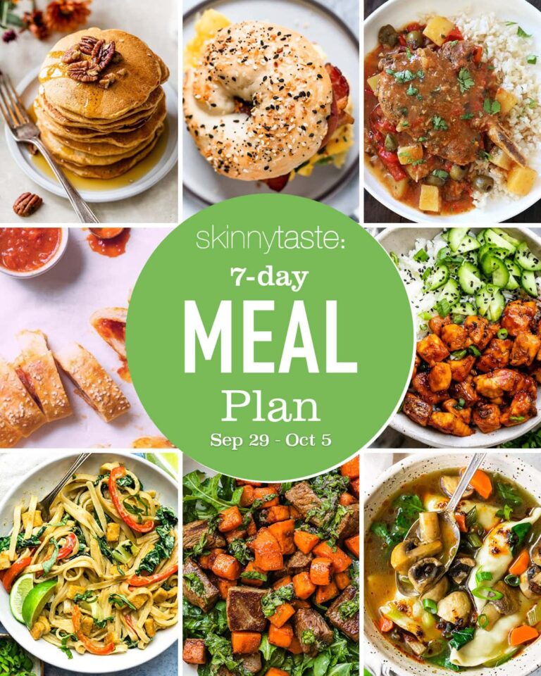 Free 7 Day Healthy Meal Plan (Sept. 29- Oct. 5) Free 7 Day Healthy Meal Plan (Sept. 29- Oct. 5)