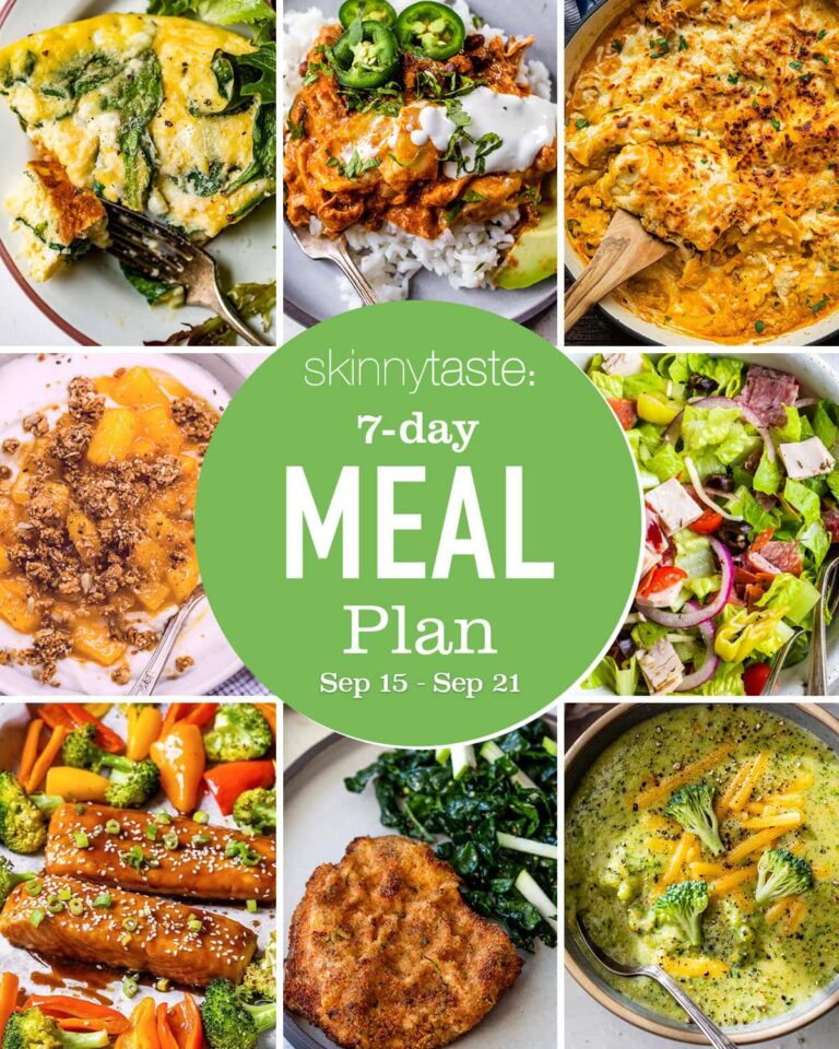 Free 7 Day Healthy Meal Plan (September 15-21) Free 7 Day Healthy Meal Plan (September 15-21)
