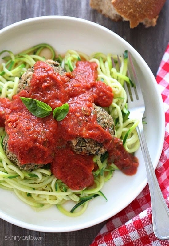 These vegan eggplant meatballs are amazing meatless meatballs, made with eggplant, white beans and breadcrumbs to hold them together. If I was a vegan, I would have no problem eating this for dinner every night!