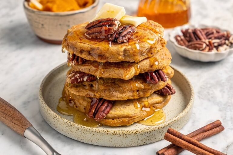 Fluffy Pumpkin Pancakes | Skinnytaste Fluffy Pumpkin Pancakes | Skinnytaste