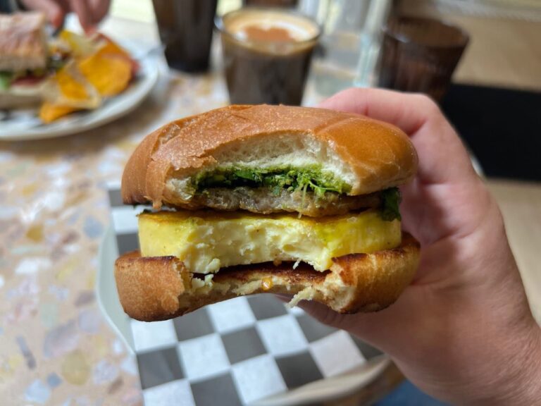 Coffee and Breakfast at the Adorable Begin Cafe in Uptown Westerville