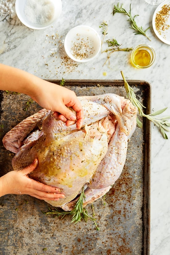 Dry bringing a turkey