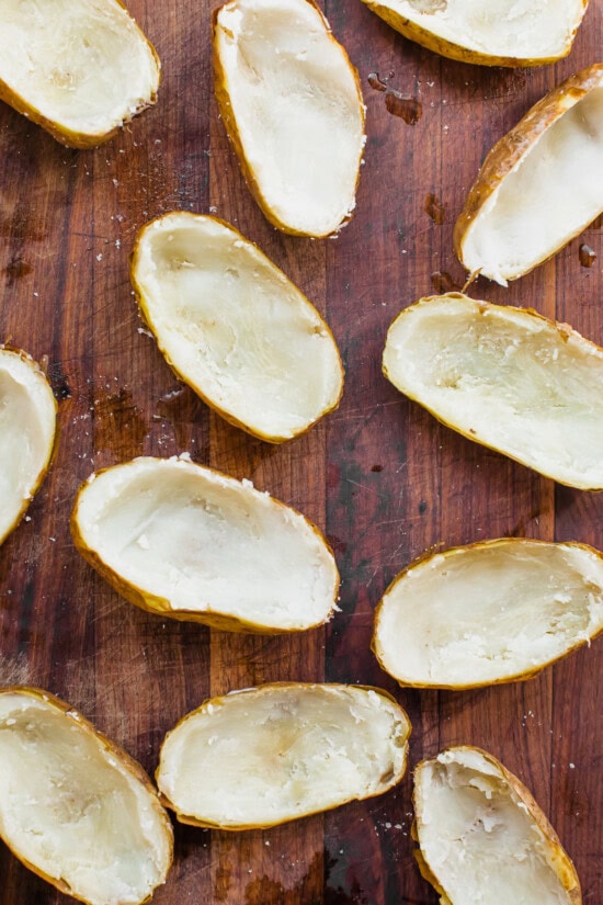 Scoop out the potato