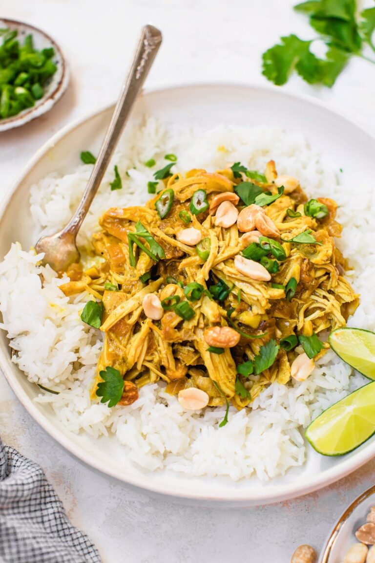Slow Cooker Peanut Chicken