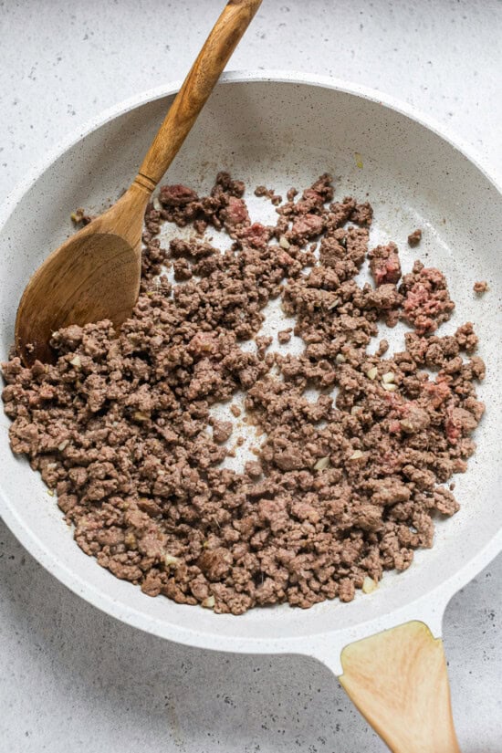 cooked ground beef