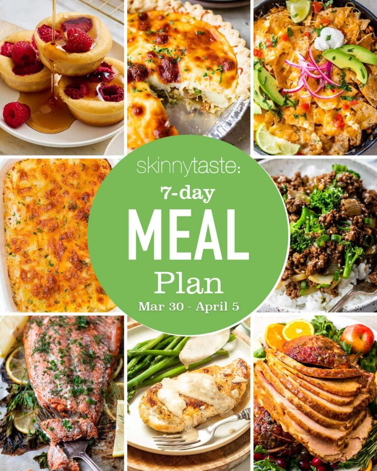 Free 7 Day Healthy Meal Plan (March 30-April 5) Free 7 Day Healthy Meal Plan (March 30-April 5)