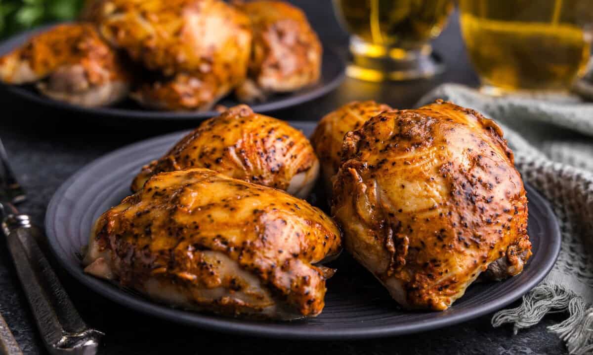 Apple Cider-Glazed Chicken Thighs