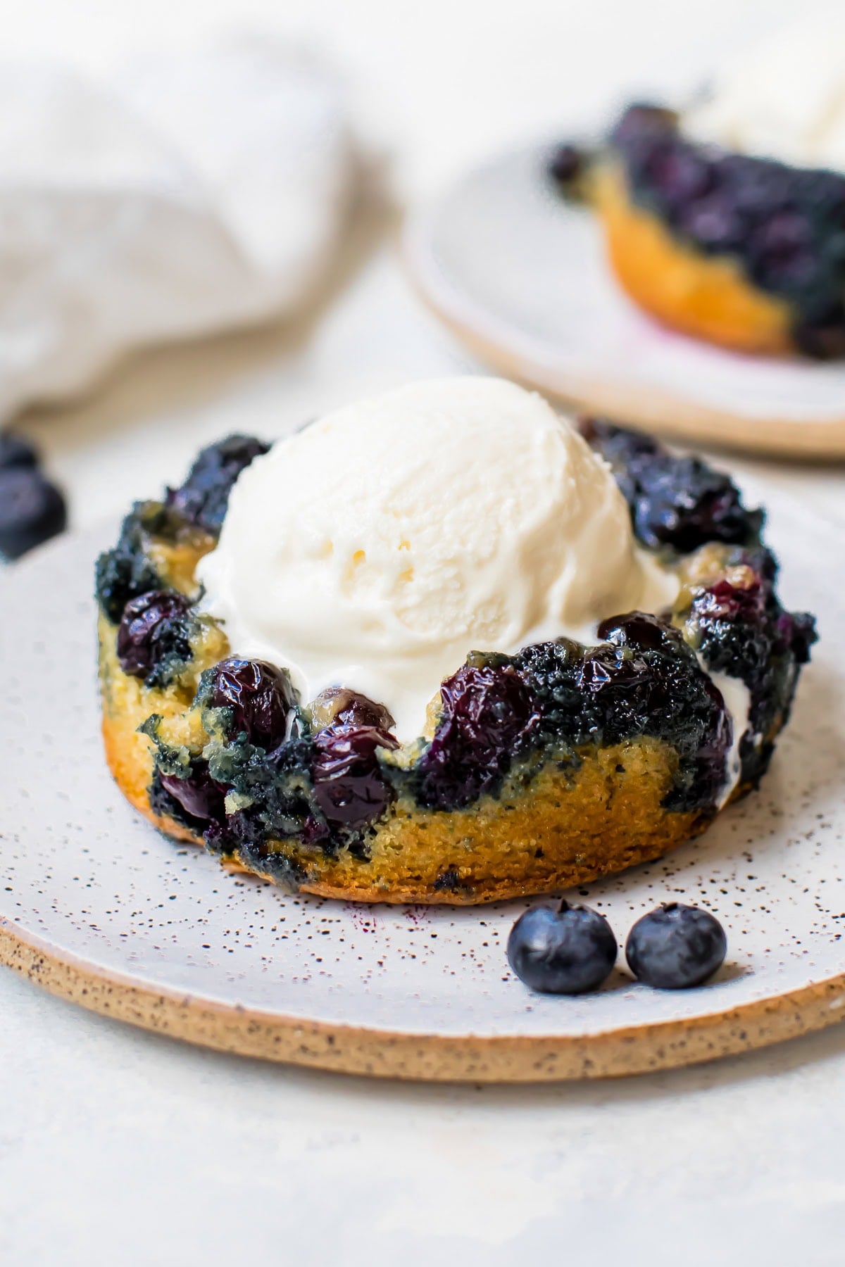 Blueberry Upside Down Cakes