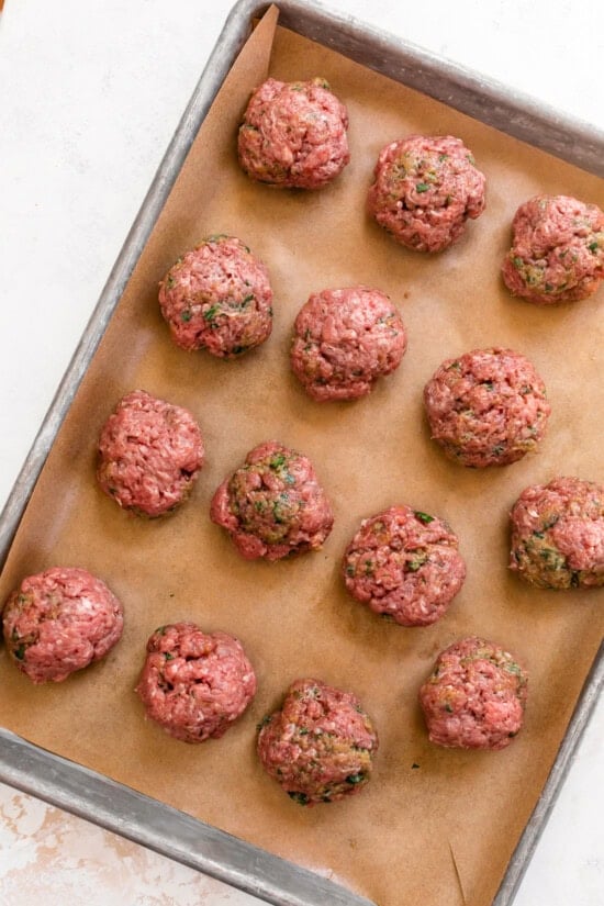 Sheet Pan Meatballs with Chickpeas Cauliflower and Butternut