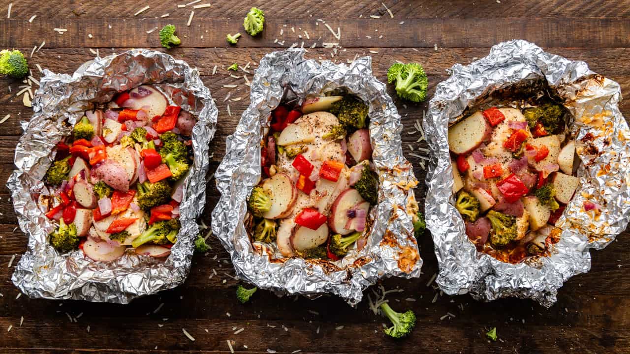 Cheesy Ranch Chicken Foil Packets