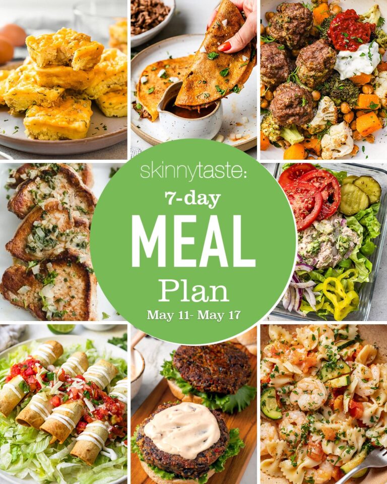Free 7 Day Healthy Meal Plan (May 11-17)