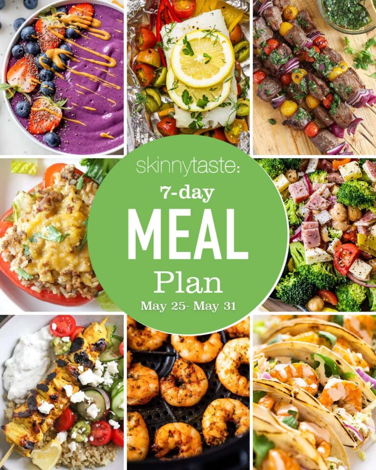 Free 7 Day Healthy Meal Plan (May 25-31) Free 7 Day Healthy Meal Plan (May 25-31)