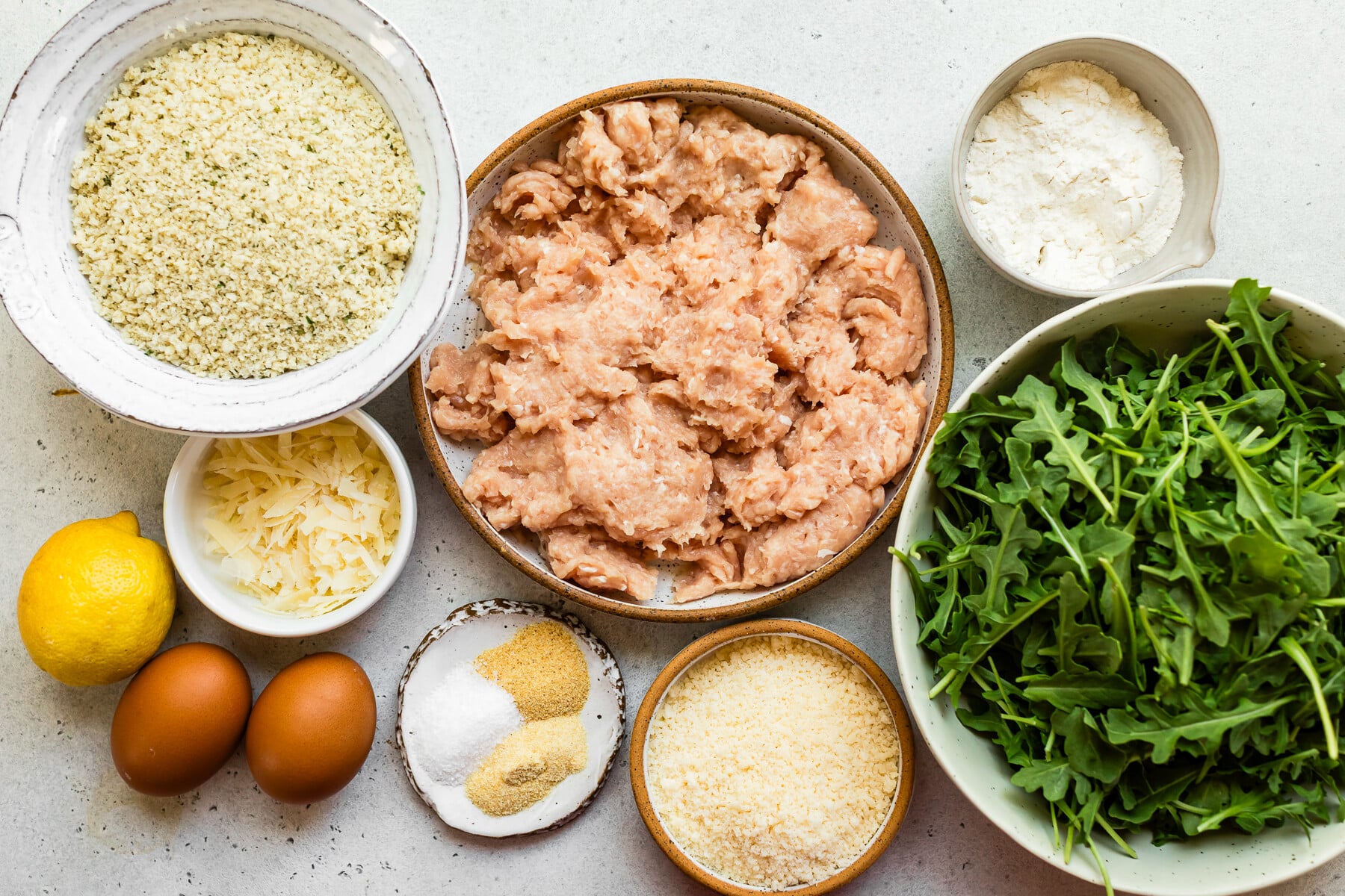 Ground Chicken Cutlet Milanese ingredients