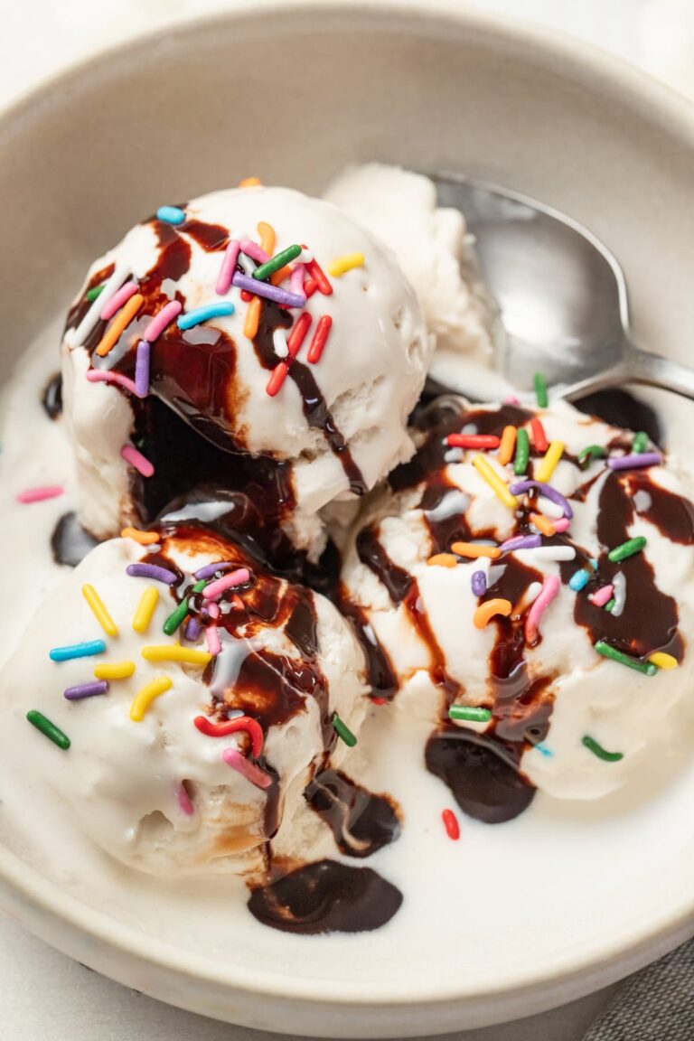 Ninja Creami Vanilla Ice Cream Recipe (25g Protein) High Protein Vanilla Ice Cream Ninja Creami
