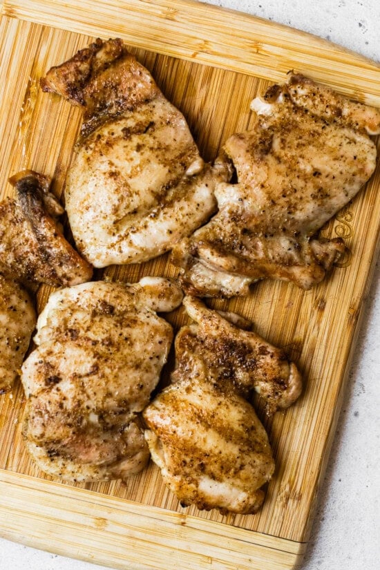 Grilled Boneless Chicken Thighs