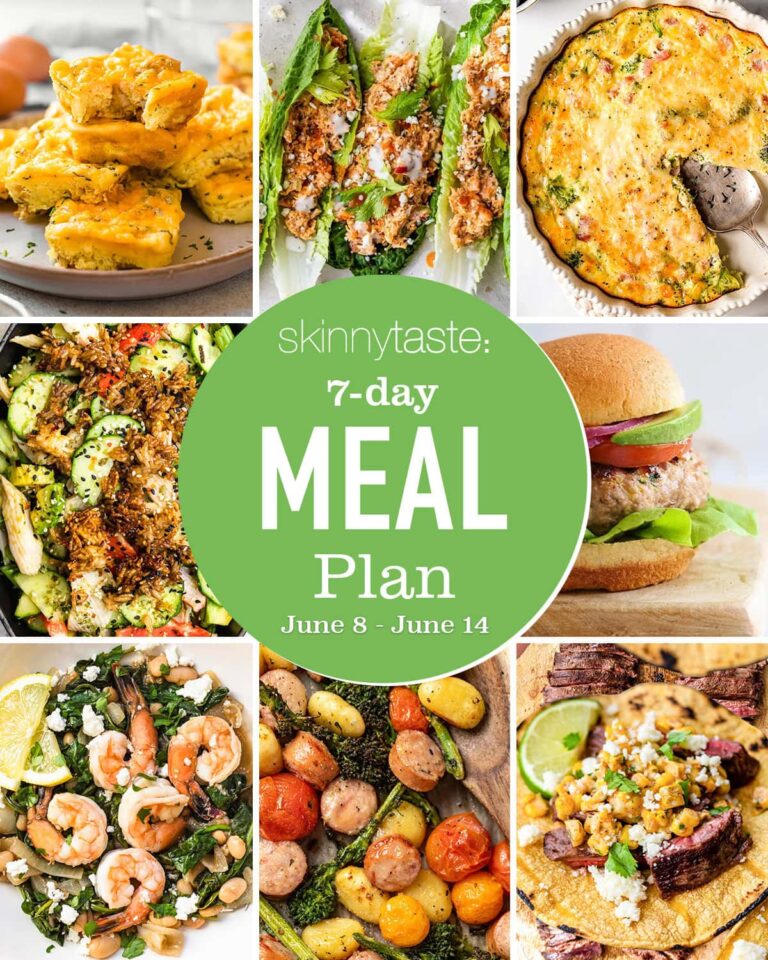 Free 7 Day Healthy Meal Plan (June 8-14) Free 7 Day Healthy Meal Plan (June 8-14)