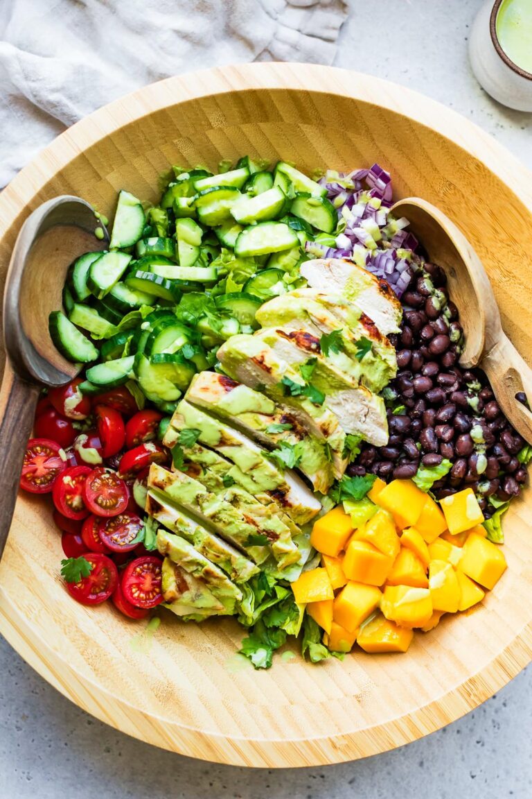 Grilled Chicken Salad with Cilantro Lime Dressing Grilled Chicken Salad with Cilantro Lime Dressing