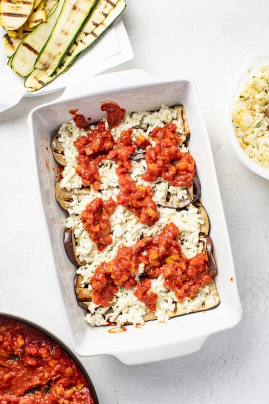 eggplant layer