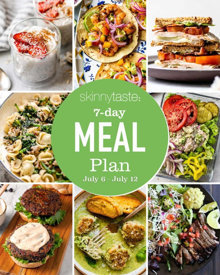 Free 7 Day Healthy Meal Plan (July 6-12) Free 7 Day Healthy Meal Plan (July 6-12)