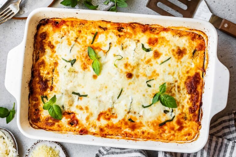 Zucchini Lasagna (Noodle-Less & High Protein) Zucchini Lasagna (Noodle-Less & High Protein)