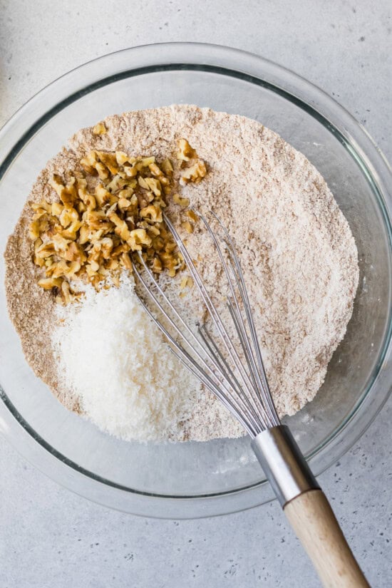 dry ingredients in a bowl