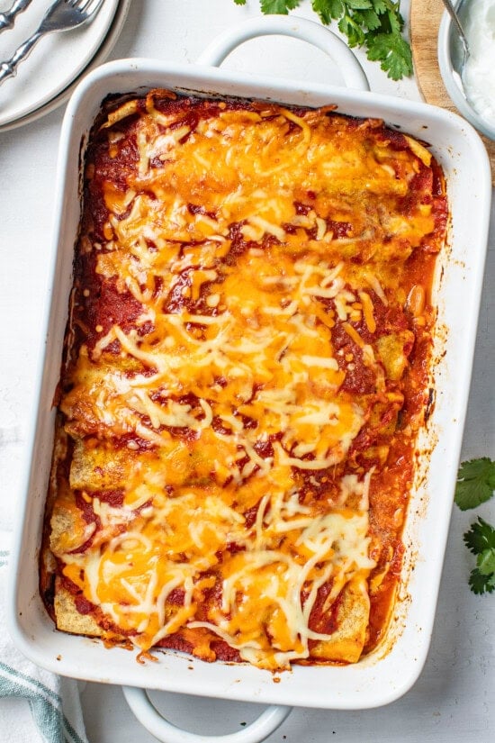 Turkey and Black Bean Enchiladas