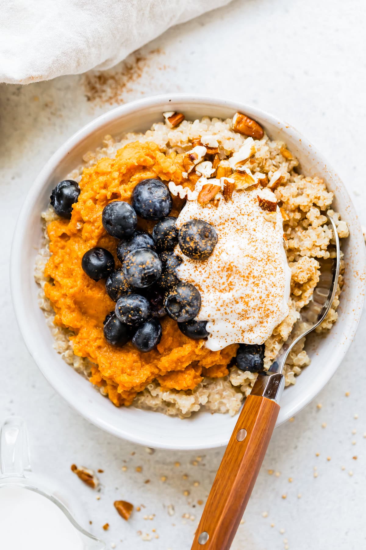 Sweet Potato Quinoa Breakfast Bowl