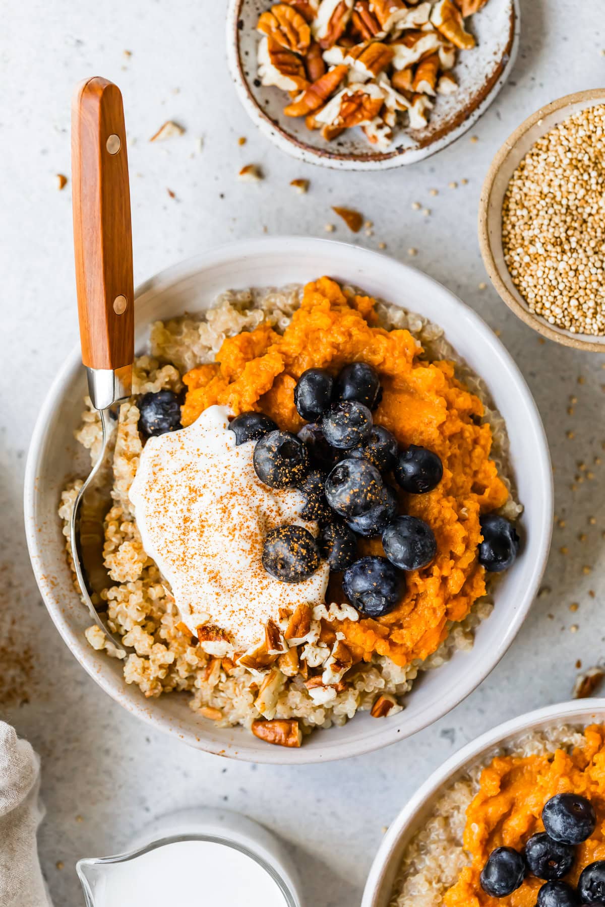 Sweet Potato Quinoa Breakfast Bowl