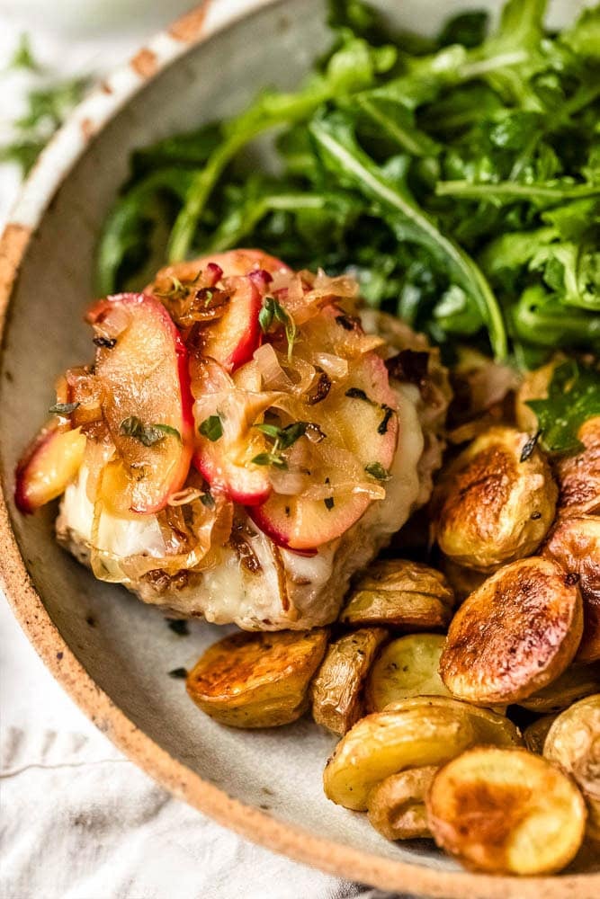 Turkey Burgers with Apples and Gruyère