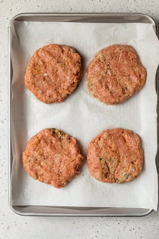turkey burger patties