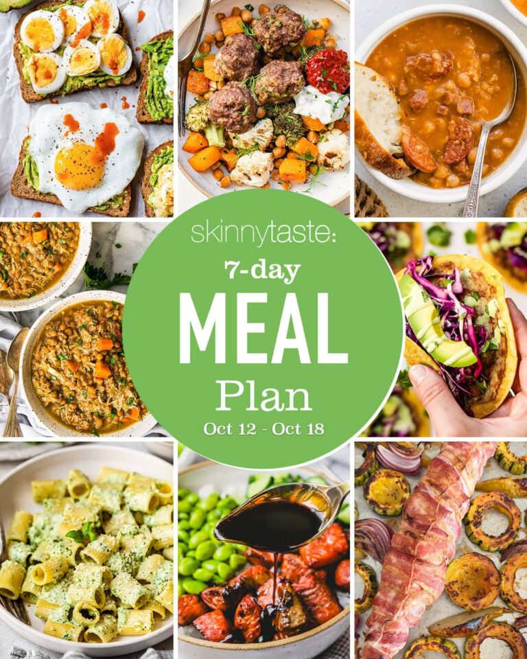 Free 7 Day Healthy Meal Plan (Oct 12-18) Free 7 Day Healthy Meal Plan (Oct 12-18)