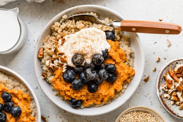 Sweet Potato Quinoa Breakfast Bowl